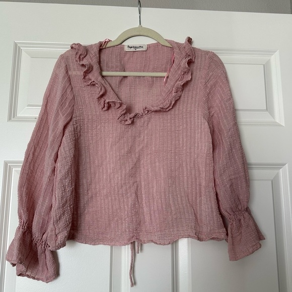 Impressions Tops - Impressions | Ruffle Trim Blouse